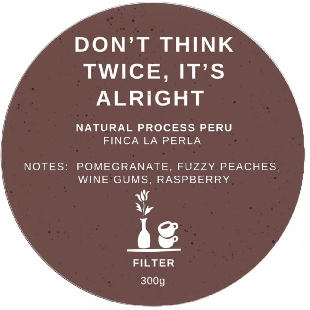 Don’t Think Twice, It’s Alright