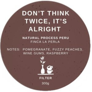 Don’t Think Twice, It’s Alright